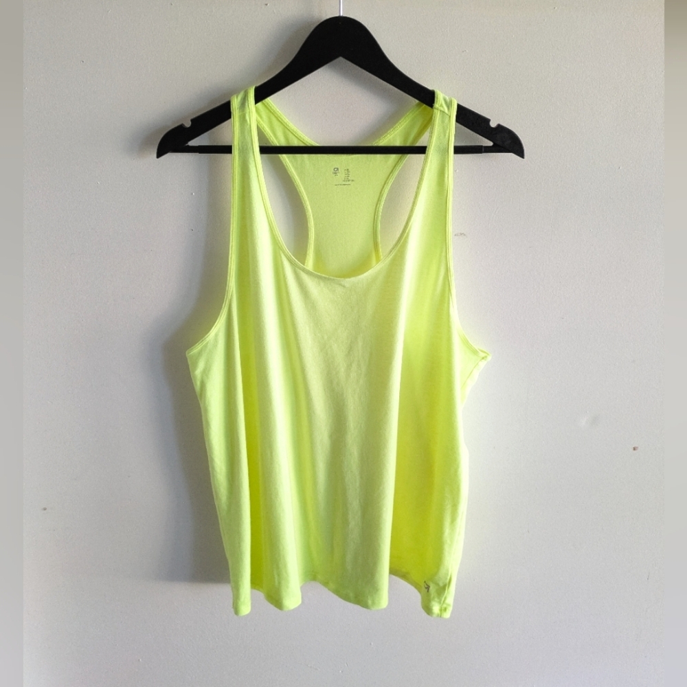 NWOT GAP Lime green athletic Tank Top size XL